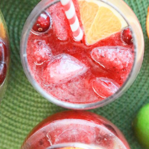 This Sparkling Cranberry Punch is a drink the entire crowd can enjoy for the holidays.