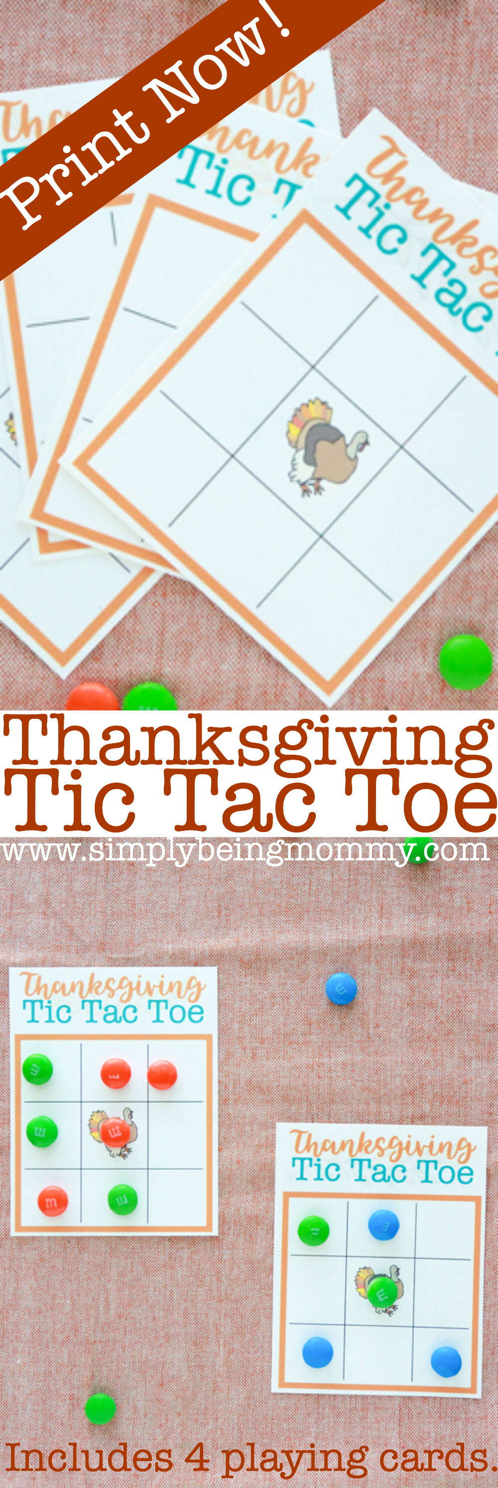 free thanksgiving tic tac toe printable 