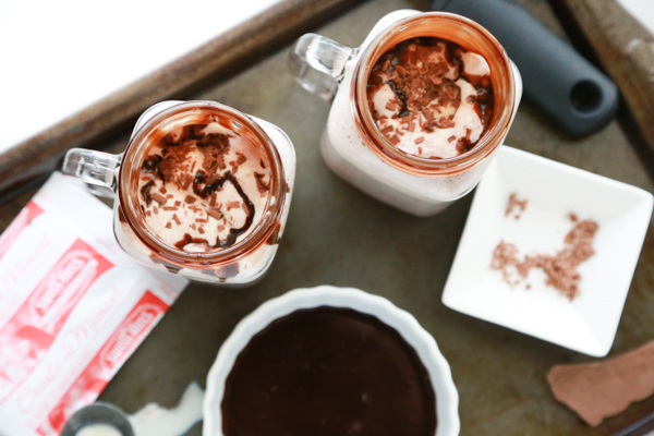 It never occurred to me until a few weeks ago to put ice cream in hot chocolate. I know it seems kind of silly, but y’all, you have to try it. A Hot Chocolate Float is an extraordinary way to have the best of both worlds.