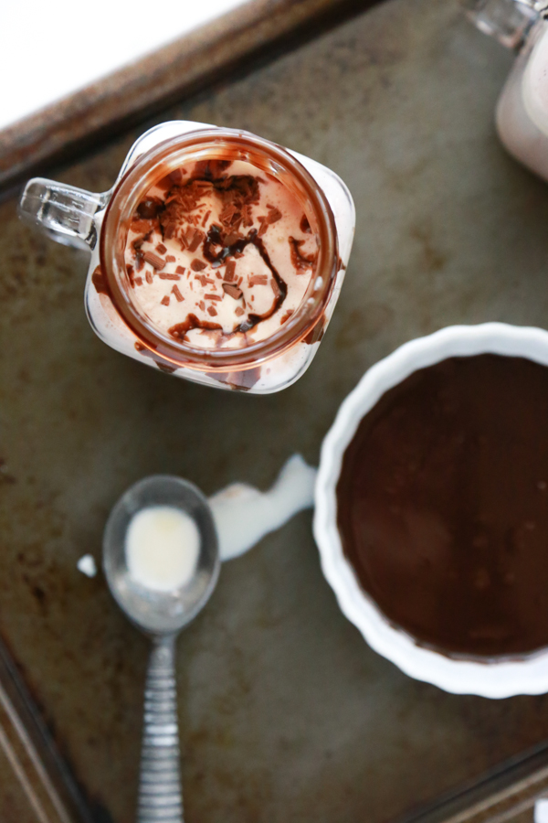 It never occurred to me until a few weeks ago to put ice cream in hot chocolate. I know it seems kind of silly, but y’all, you have to try it. A Hot Chocolate Float is an extraordinary way to have the best of both worlds.