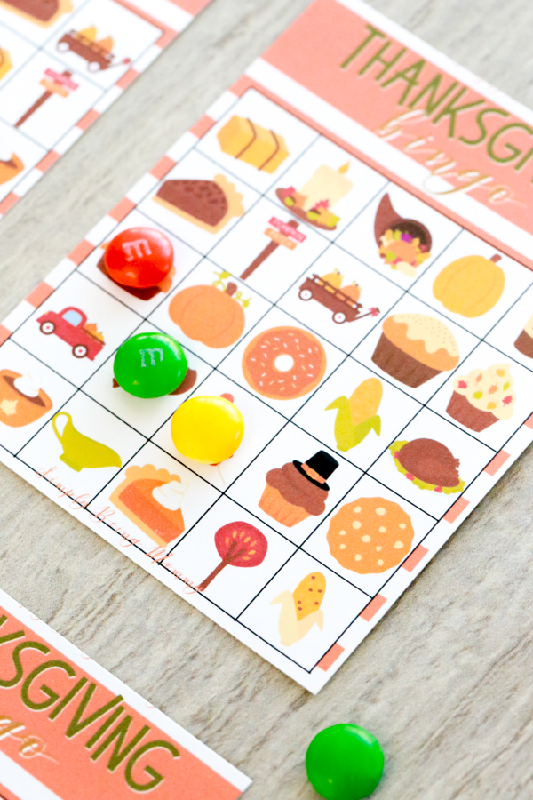 thanksgiving bingo printables
