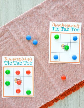 If you think a game of Tic Tac Toe is fun, then you'll love playing a game of Thanksgiving Tic Tac Toe.