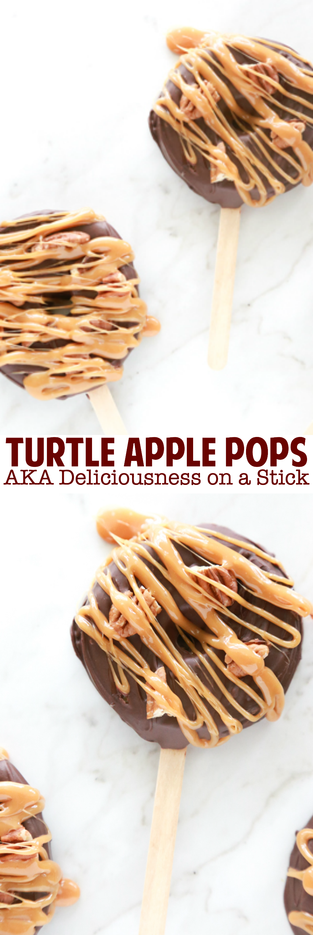 If you haven't tried Turtle Apple Pops AKA Deliciousness on a Stick - you're totally missing out. These little treats are perfect for everyone.