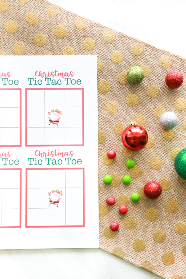 It's Christmas time in the City. Challenge your friends and family to a fun game of Christmas Tic Tac Toe with these free printables.