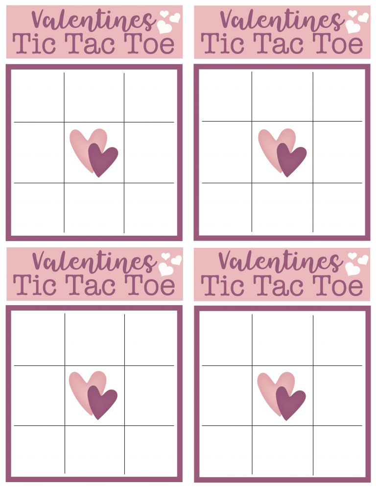 Valentines Tic Tac Toe Printable Simply Being Mommy