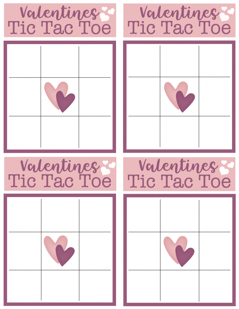 Valentines Tic Tac Toe Printable Simply Being Mommy
