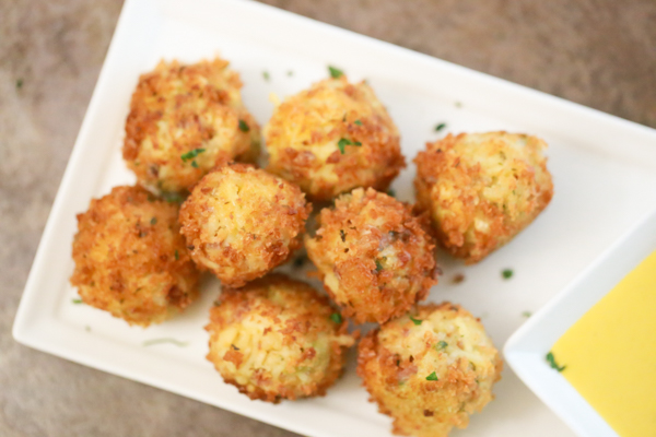 Cheddar Broccoli Rice Balls recipe