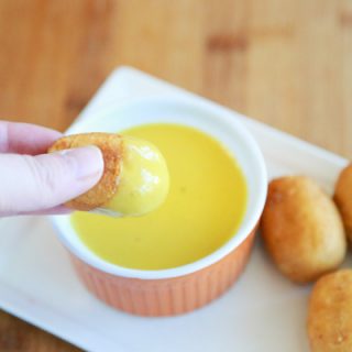 My kids have always been dippers. It doesn't matter what they're eating, as long as they can dip it into something. One of their favorites is this delicious Honey Mustard Dipping Sauce that is SO easy to make.