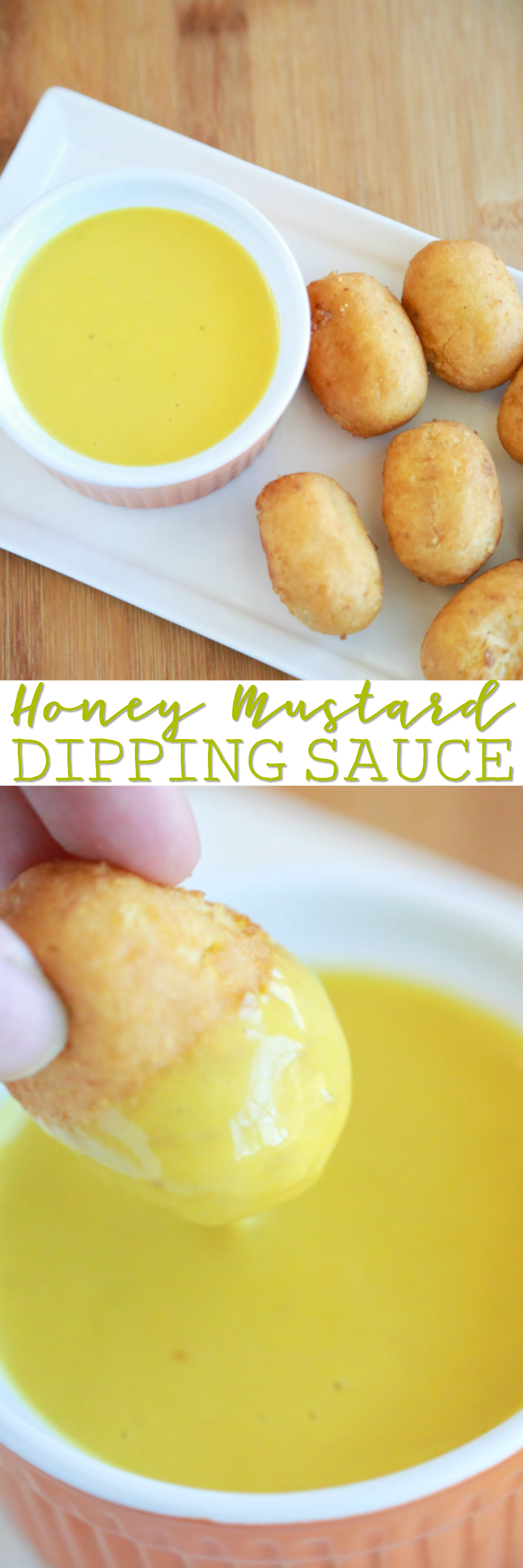 My kids have always been dippers. It doesn't matter what they're eating, as long as they can dip it into something. One of their favorites is this delicious Honey Mustard Dipping Sauce that is SO easy to make.
