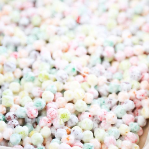 If you love Trix cereal and marshmallows, then you'll love these Rainbow Marshmallow Treats.