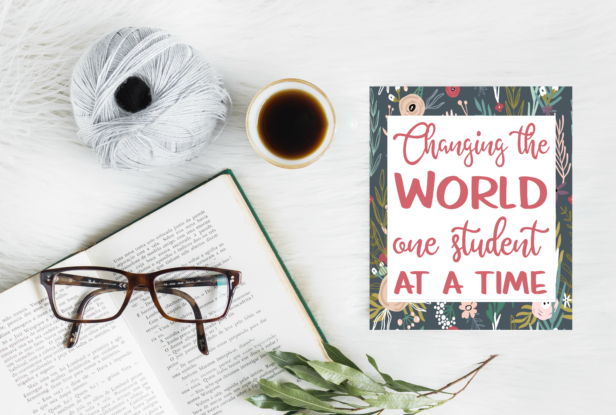 changing the world one student at a time printable in a frame makes the perfect teacher appreciation gift