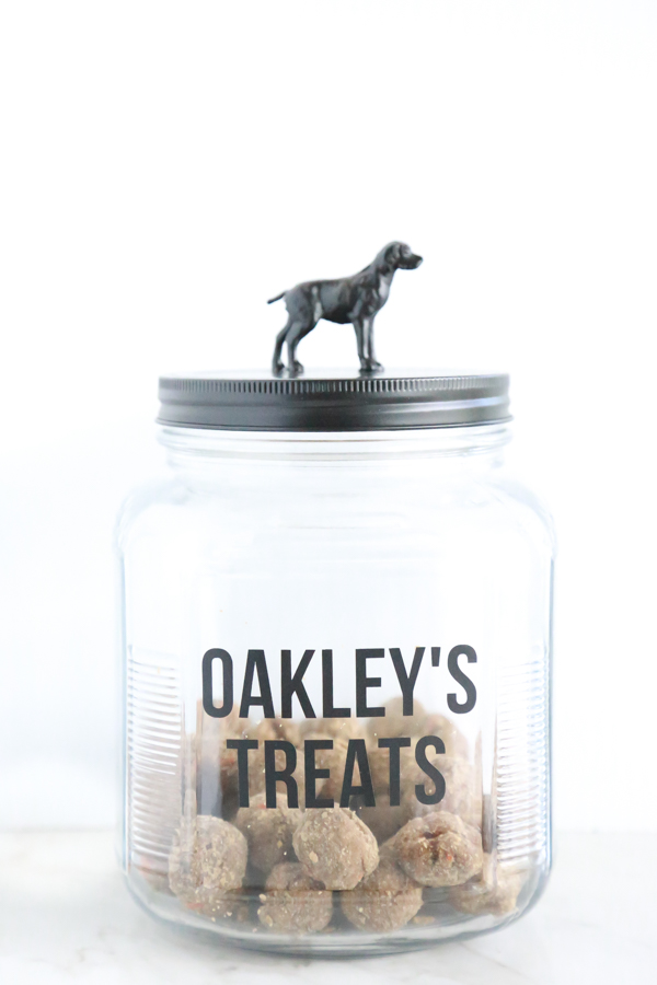 Puppy store treat jar