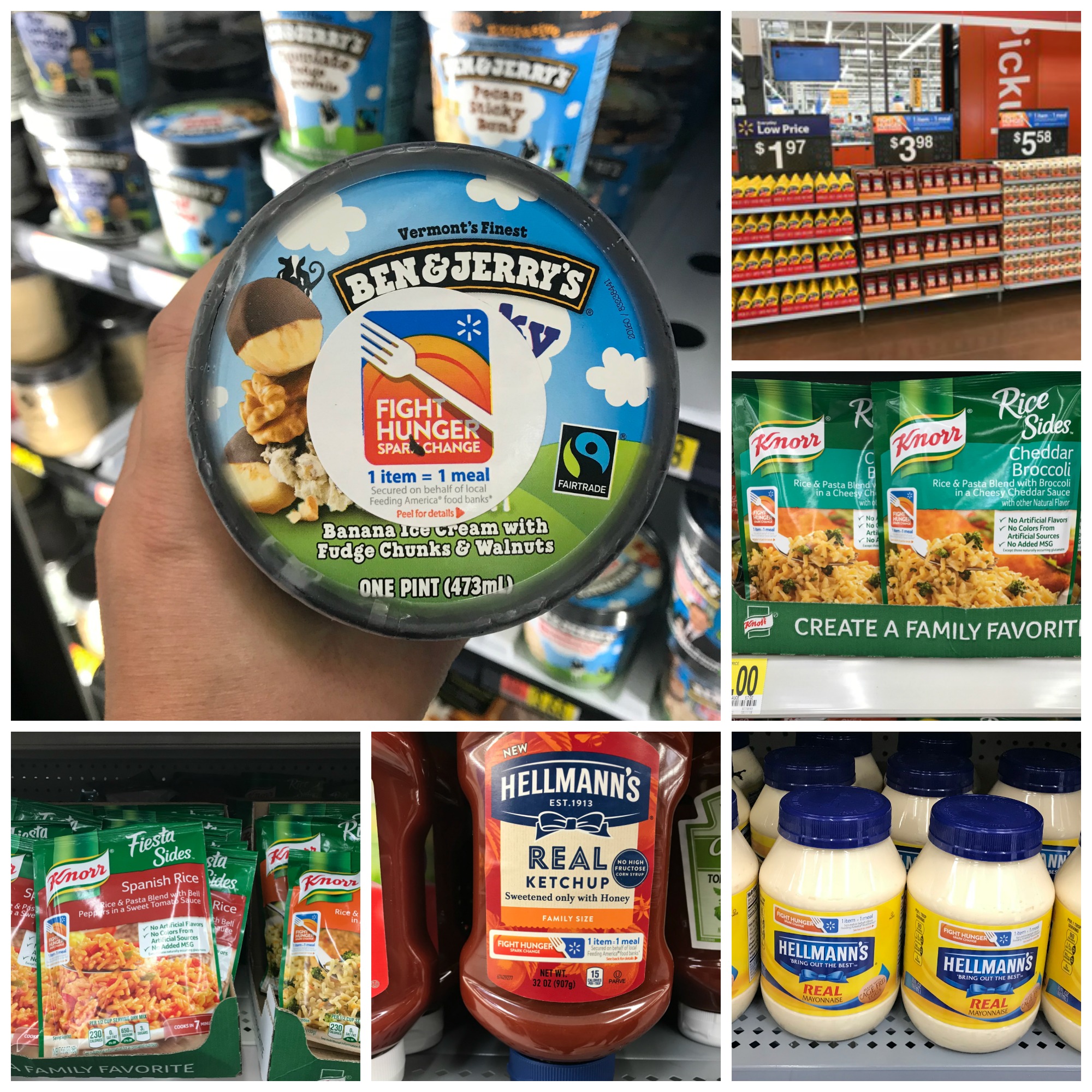 For a limited time you can make food pantry donations go further by partnering with Walmart, Unilever, and Feeding America.