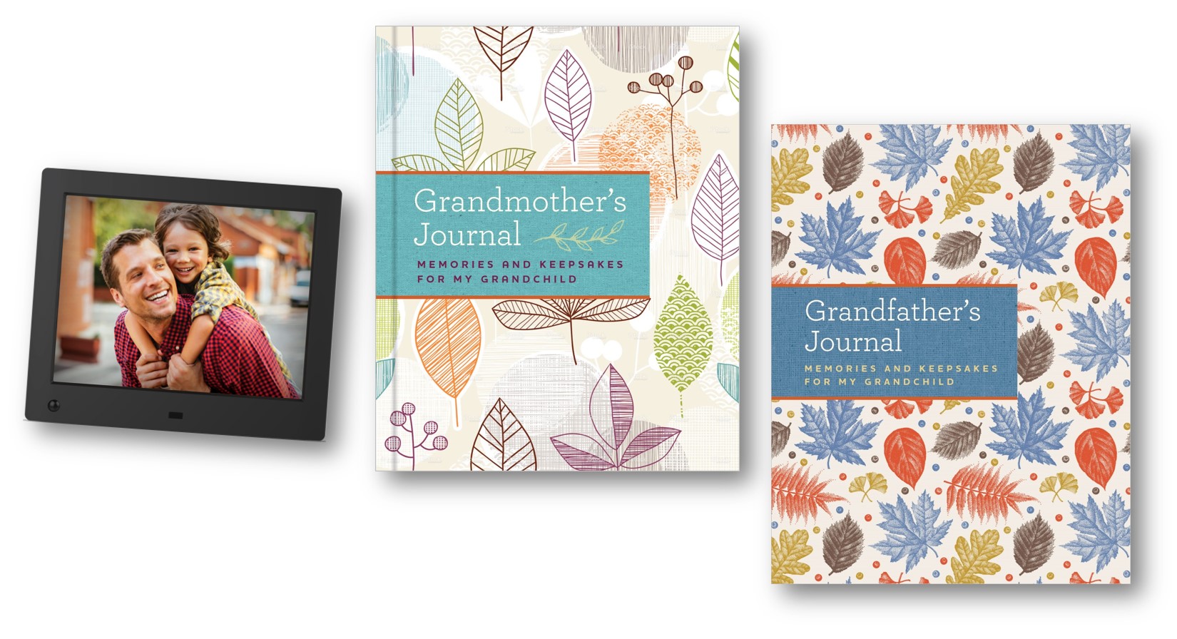 Leave your grandchildren more than just memories with these Grandparent Journals. 