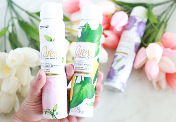 Awaken your senses this summer with fresh, light scents from the new Caress Botanical Body Sprays line. Make a unique scent just for you by mixing and matching your favorite Caress Botanical Body Sprays. 