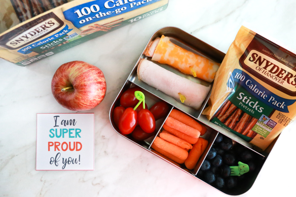 For a lunchbox packed with love, include these one of these free printable lunchbox notes and some of your child's favorite foods.
