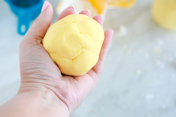 homemade pudding playdough