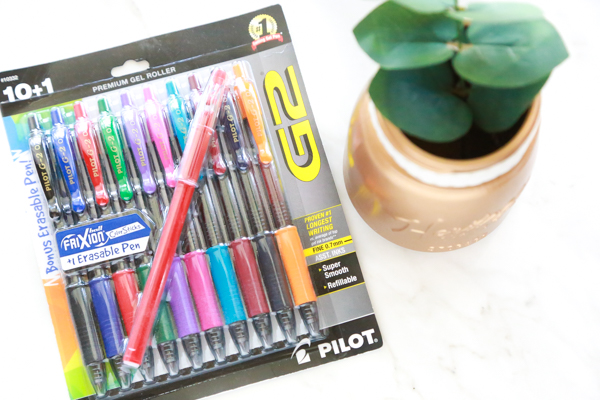 Easy DIY Pen Holder for FriXion Erasable Pens - Stylish Cravings