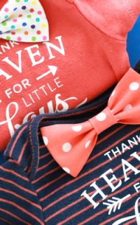 These DIY No Sew Bow Ties are so easy to make and lets face it – they’re adorable, too!