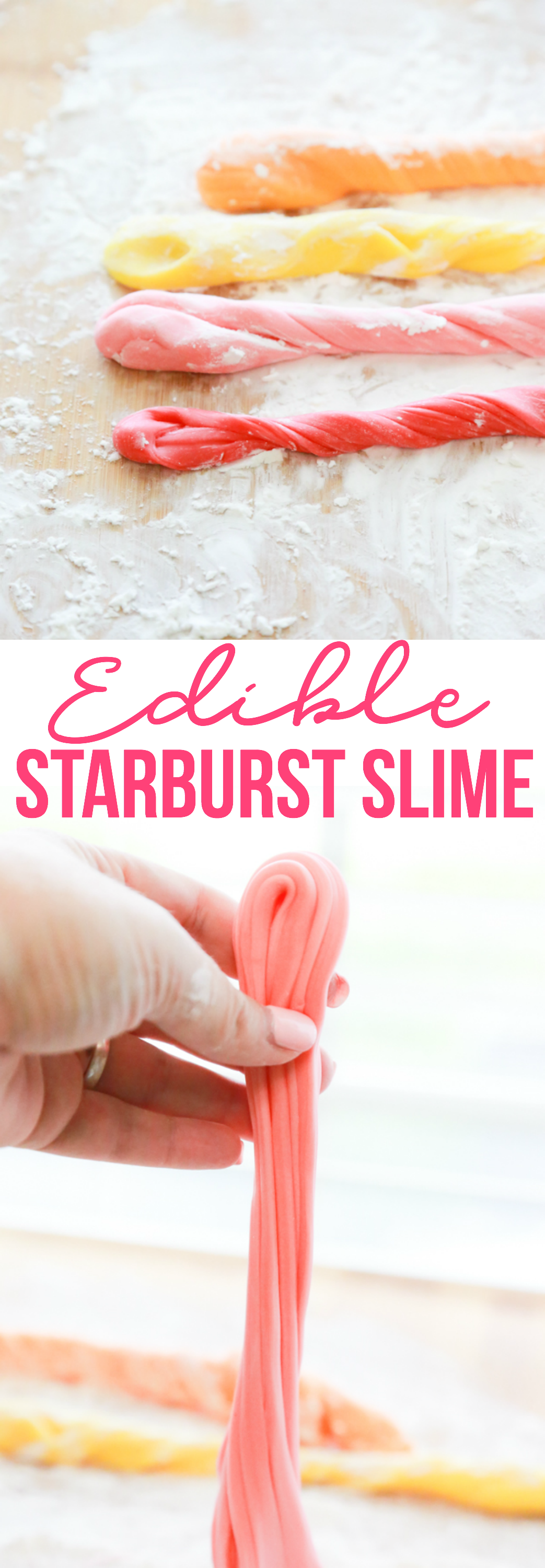 If your children love slime like mine do, they’ll love this Edible Starburst Slime made using Starburst candies.