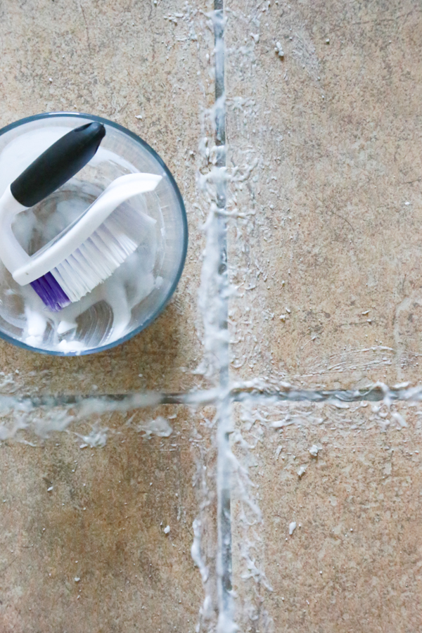 The Best Homemade DIY Grout Cleaner- Clean Grout Naturally