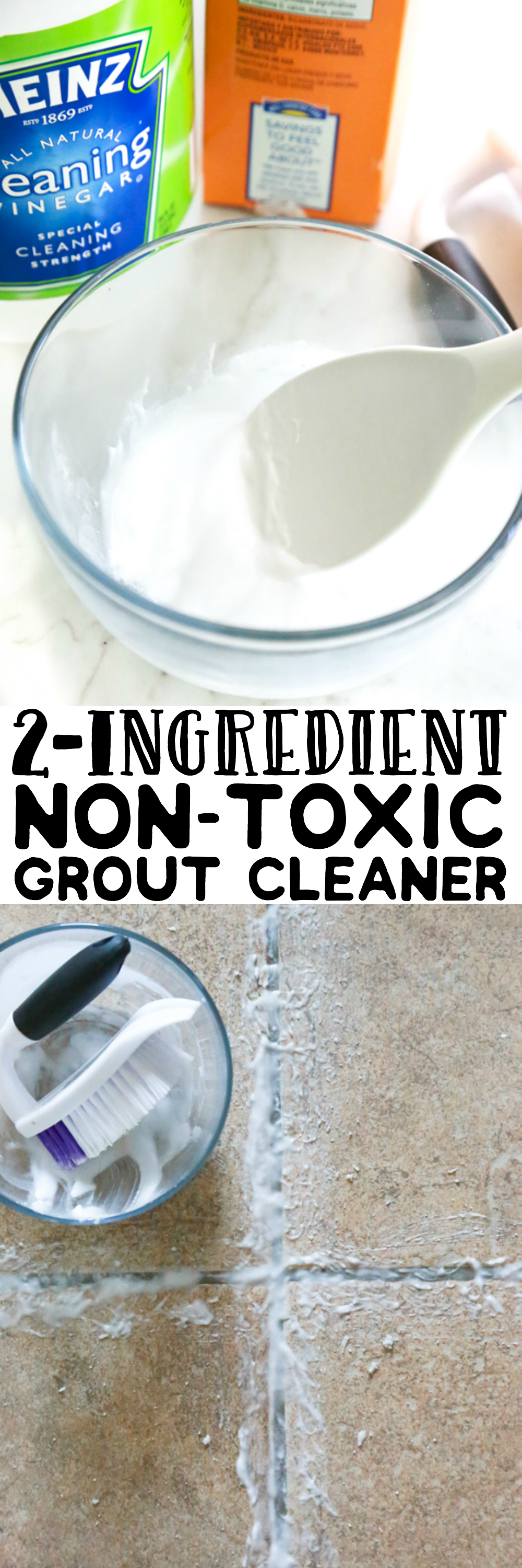 The Best Homemade DIY Grout Cleaner- Clean Grout Naturally