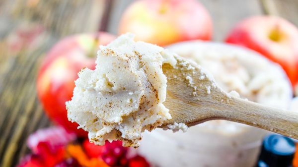 slather on some of this homemade apple pie body butter