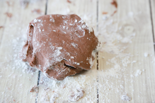 how to make edible chocolate play dough