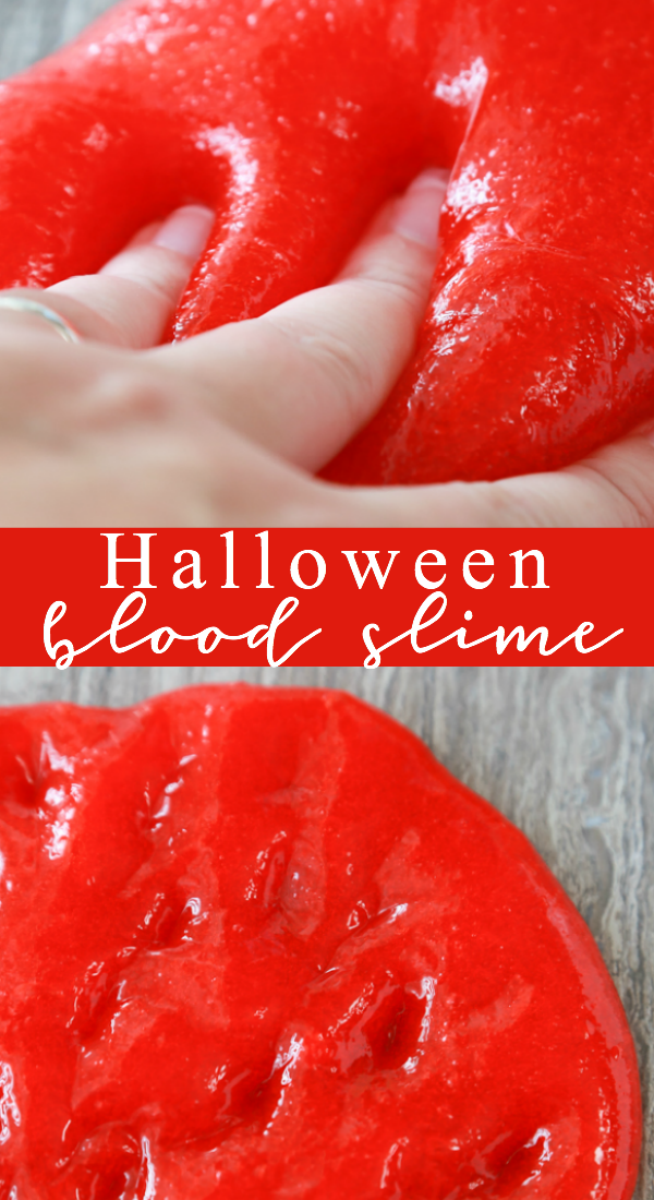 blood slime for halloween
