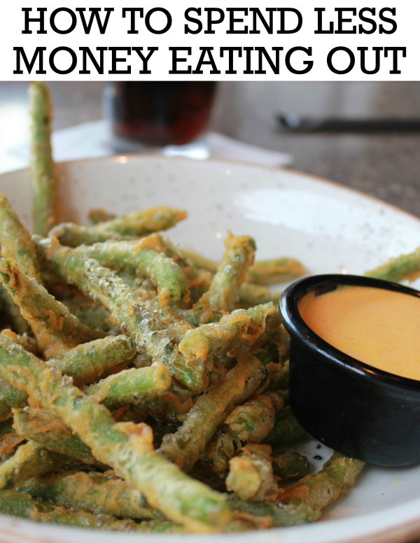 how to spend less money eating out