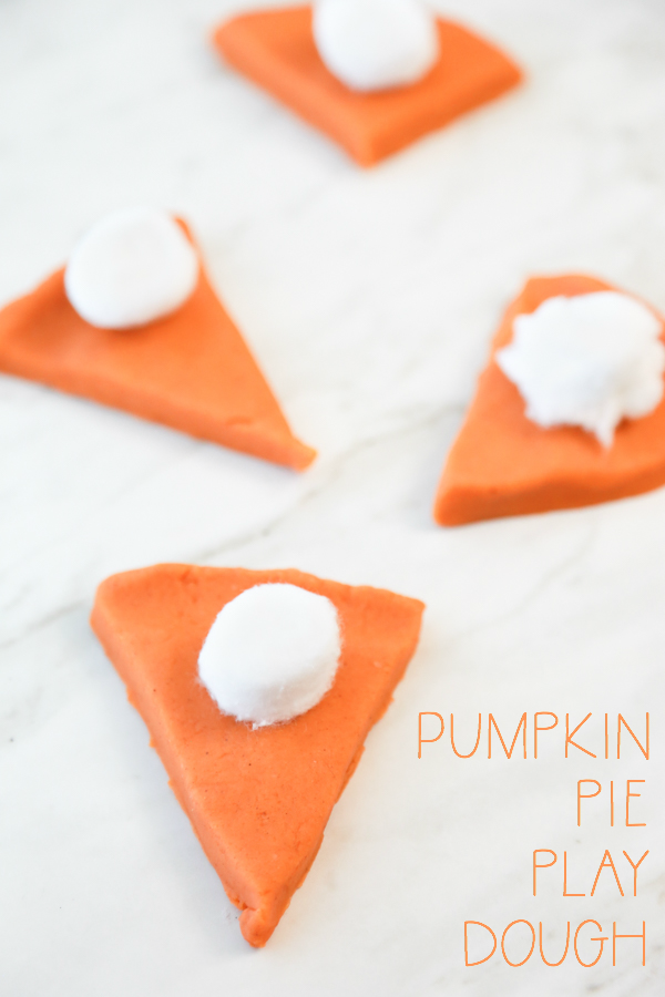 pumpkin pie play dough
