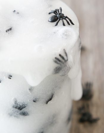 how to make spider slime for halloween