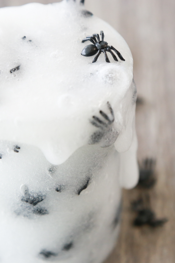 how to make spider slime for halloween