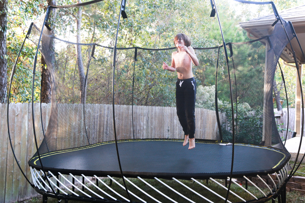 Large best sale trampoline costco