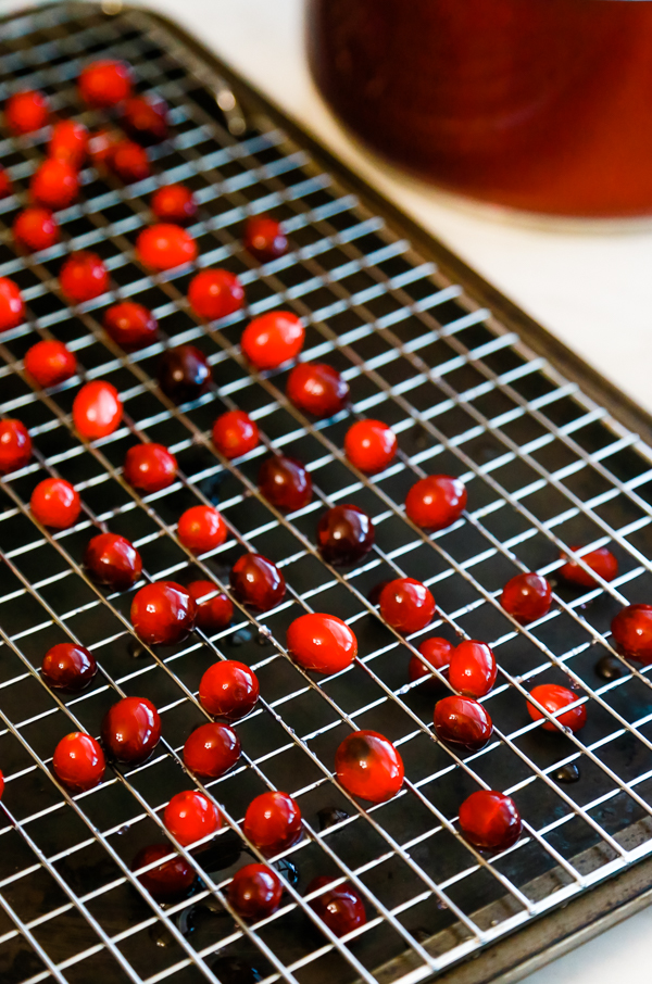 sugared cranberries recipe