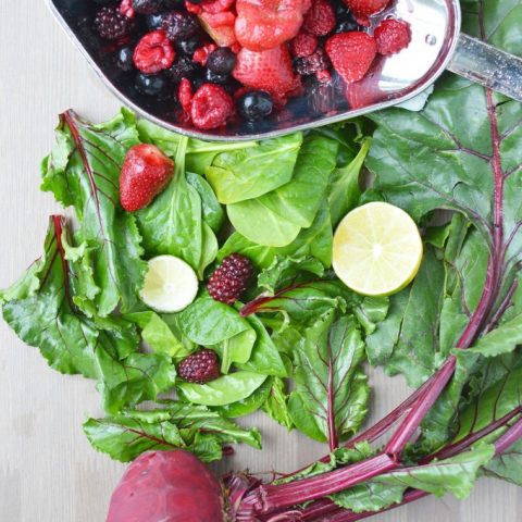 Beet Green Berry Smoothie
