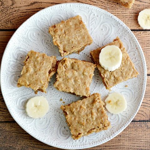 Peanut Butter Banana Oatmeal Bars