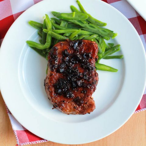 Balsamic Glazed Pork Loin Chops