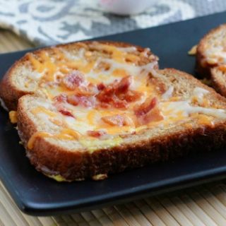 Birds in a Nest with Cheese and Bacon