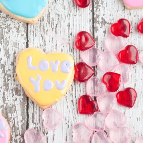 Conversation Heart Cookies