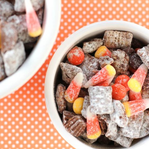 Halloween Muddy Buddies Mix