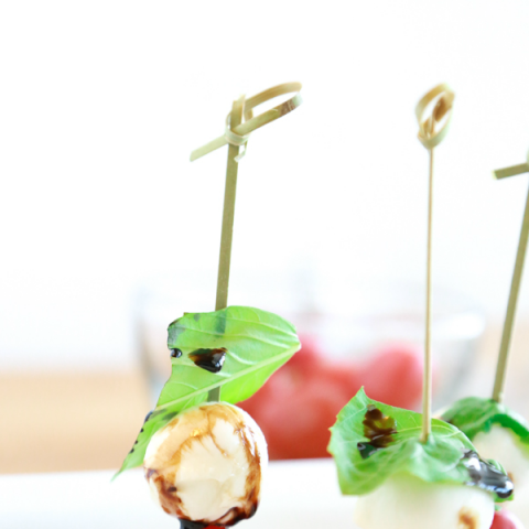 Mini Caprese Skewers