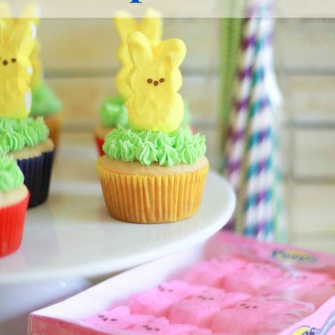 Peeps Bunny Cupcakes