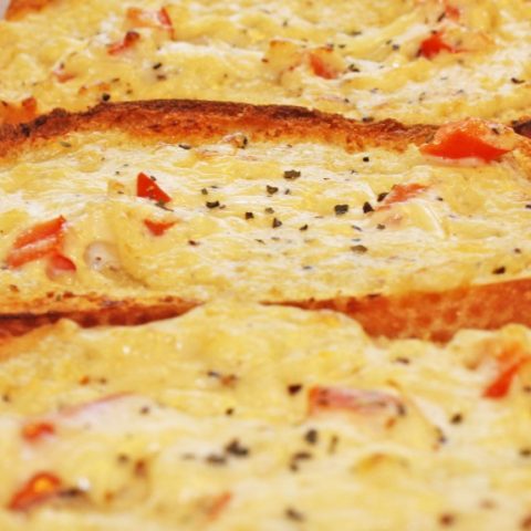 Pepper-Parm Crostini