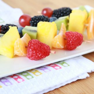 Rainbow Fruit Kabobs