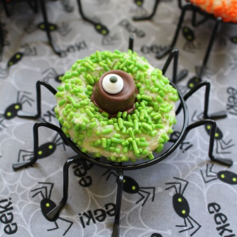 Rolo Halloween Cookies | Spider Eye Cookies for Halloween