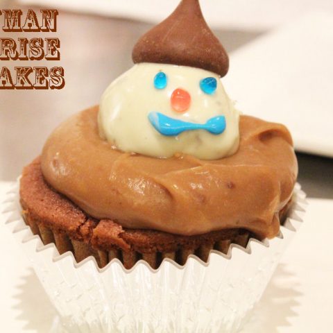 Snowman Surprise Cupcake