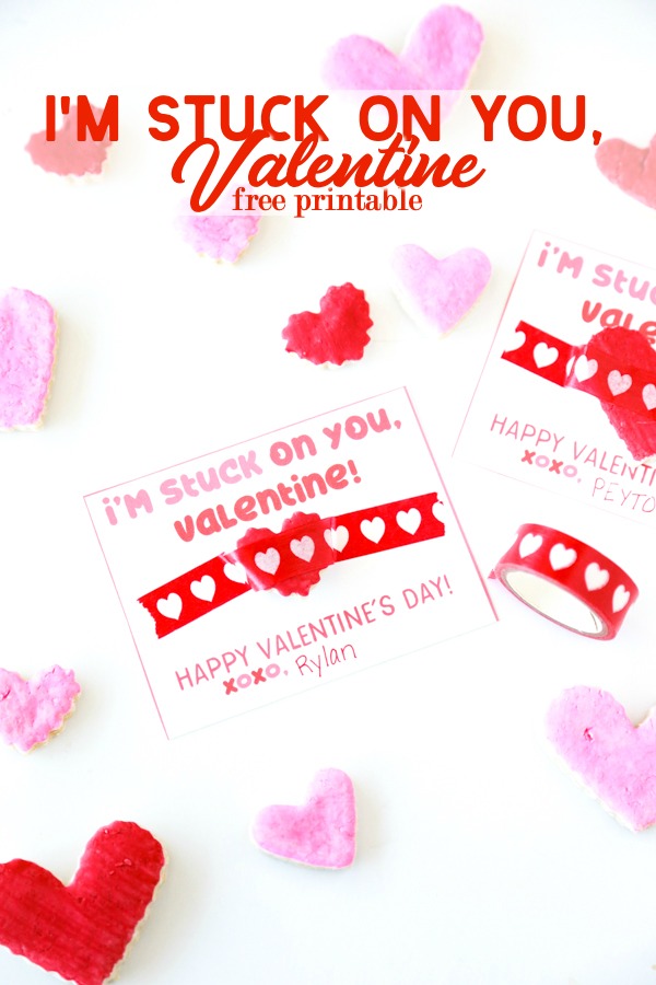 I m Stuck On You Valentine Printable Simply Being Mommy