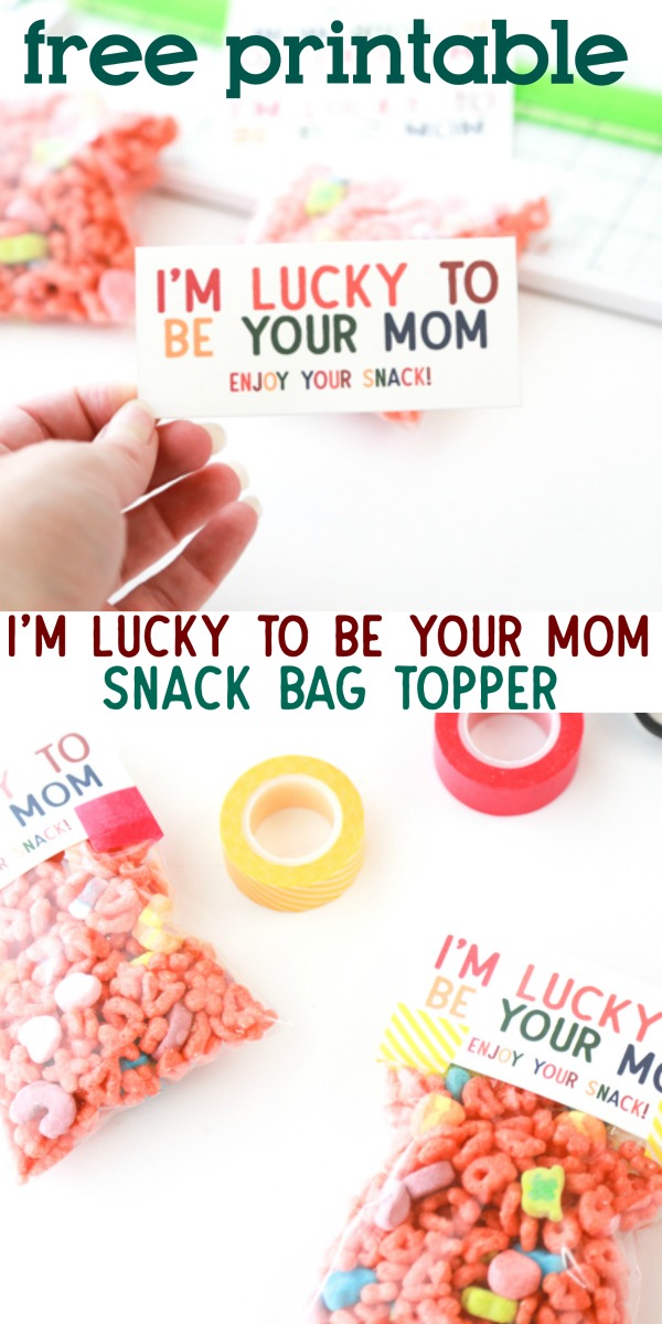 im lucky to be your mom printable