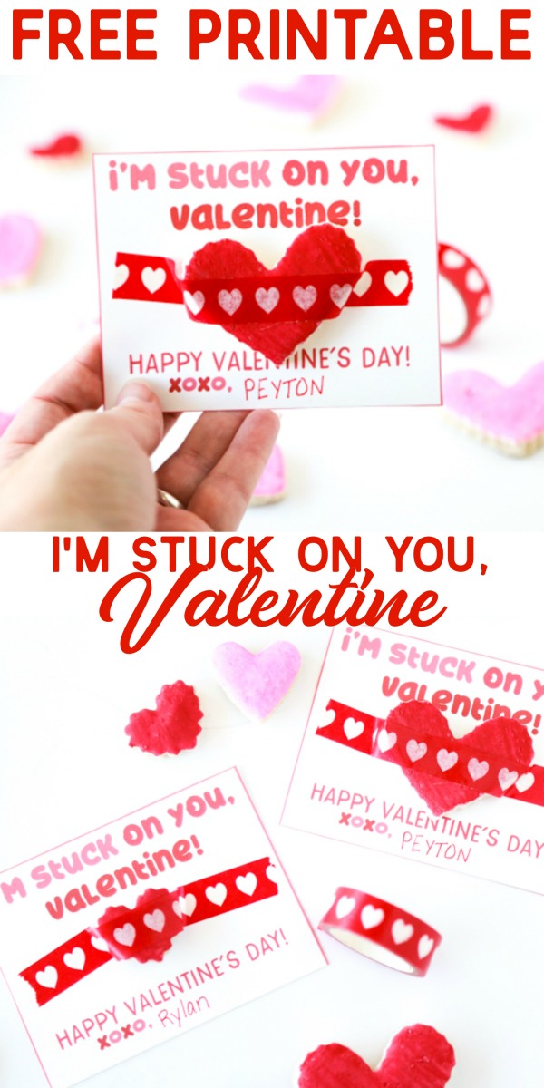 hello emma: stuck on you  Valentine stickers, Valentines